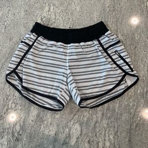 lululemon Tracker shorts- 2 way stretch